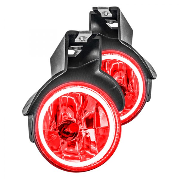 Oracle Lighting® - Factory Style Fog Lights with Red SMD LED Halos Pre-installed, Dodge Durango
