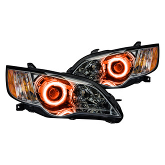 Oracle Lighting® - Chrome Projector Headlights with Amber SMD LED Halos Preinstalled
