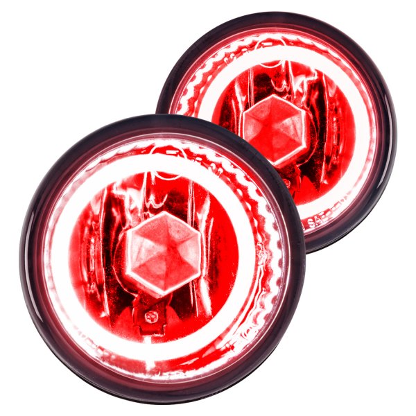 Oracle Lighting® - Factory Style Fog Lights with Red SMD LED Halos Pre-installed, Subaru Legacy