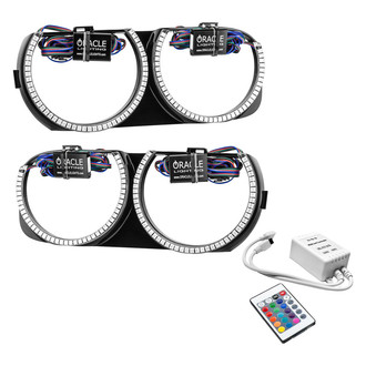 Oracle Lighting® - SMD Waterproof ColorSHIFT Simple Bezel Dual Halo kit for Headlights