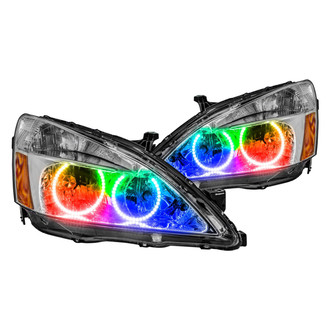 Oracle Lighting® - Crystal Headlights with ColorSHIFT SMD LED Halos Preinstalled