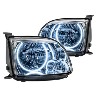 Oracle Lighting® - Chrome Crystal Headlights with White SMD LED Halos Preinstalled
