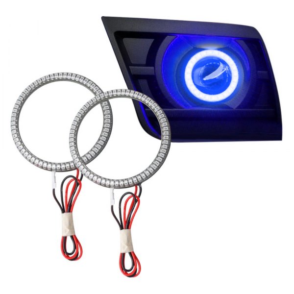 Oracle Lighting® - SMD Waterproof Blue Halo Kit for Fog Lights