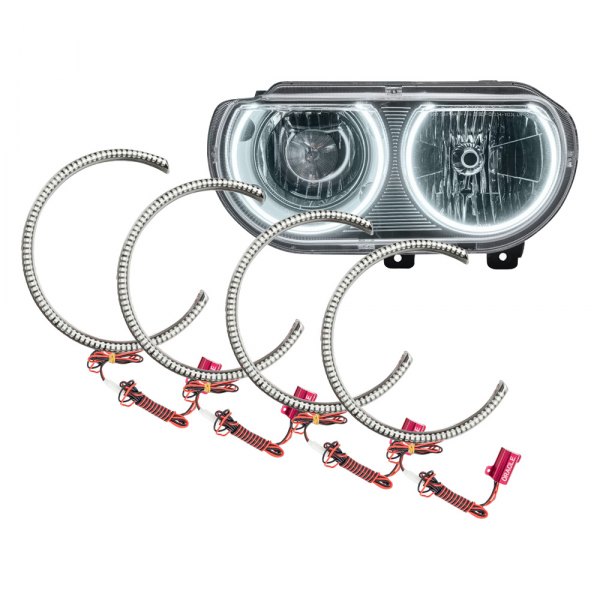 Oracle Lighting® - SMD Waterproof 6000K White Dual Halo kit for Headlights