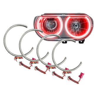 Oracle Lighting® - SMD Waterproof Red Dual Halo kit for Headlights