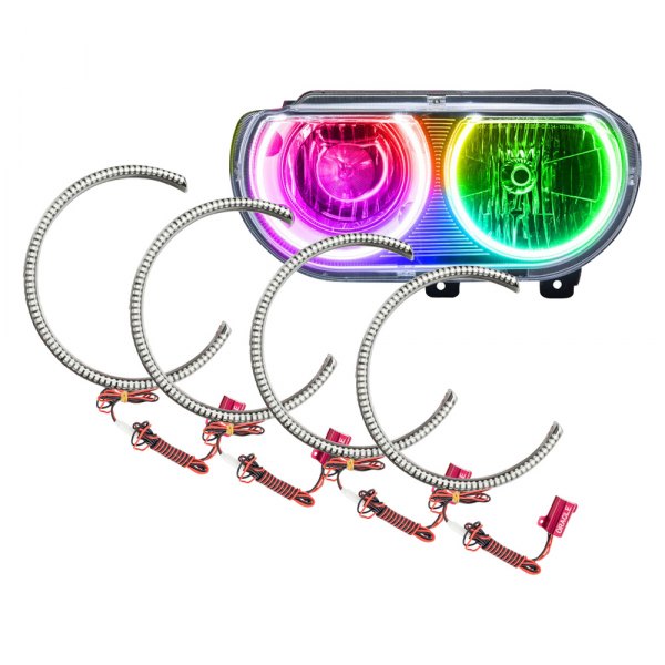 Oracle Lighting® - SMD Waterproof ColorSHIFT Dual Halo kit for Headlights