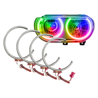 Oracle Lighting® - SMD Waterproof ColorSHIFT BC1 Dual Halo kit for Headlights