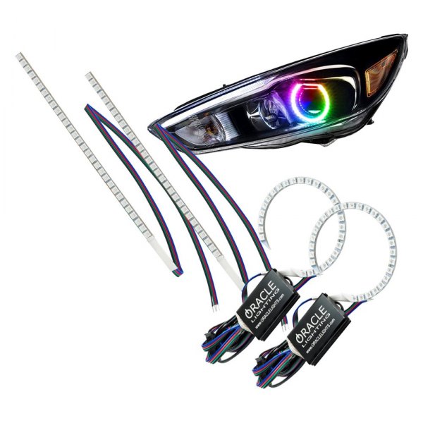 Oracle Lighting® - SMD ColorSHIFT BC1 Halo Kit with DRL for Headlights