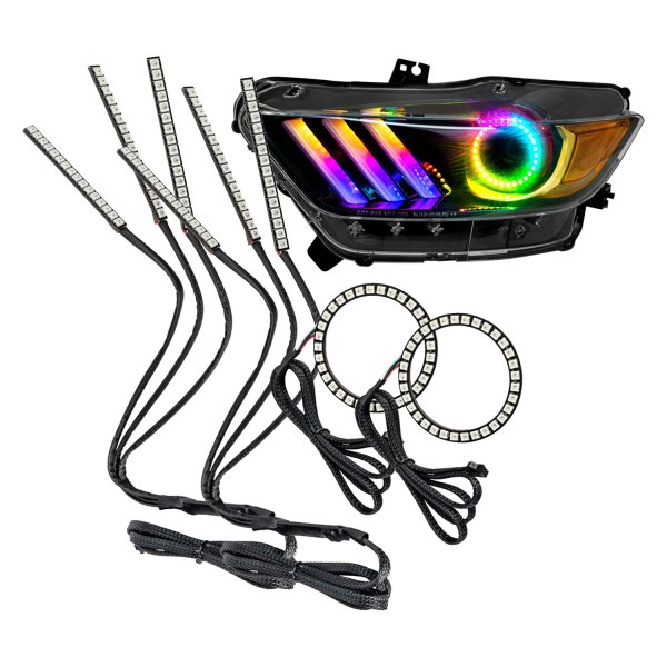 Oracle Lighting® - SMD Dynamic ColorSHIFT Halo Kit with DRL for Headlights
