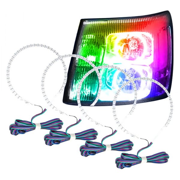 Oracle Lighting® - SMD ColorSHIFT BC1 Dual Halo kit for Headlights