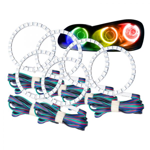 Oracle Lighting® - SMD ColorSHIFT Triple Halo Kit for Headlights