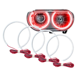 Oracle Lighting® - SMD Red Dual Halo kit for Headlights