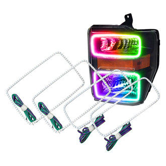 Oracle Lighting® - SMD ColorSHIFT Simple Dual Halo kit for Headlights