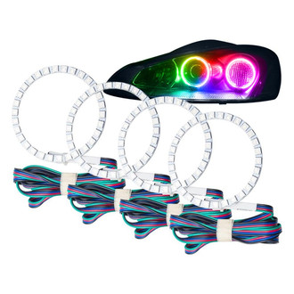 Oracle Lighting® - SMD ColorSHIFT BC1 Dual Halo kit for Headlights