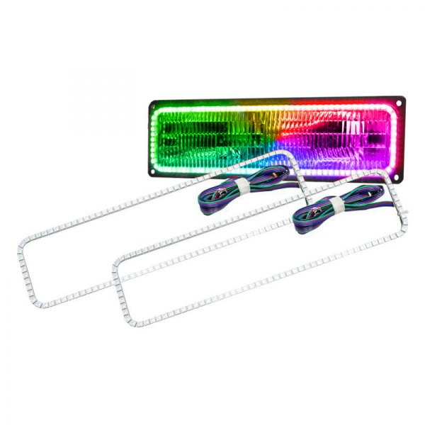 Oracle Lighting® - SMD Square ColorSHIFT Halo Kit for Headlights