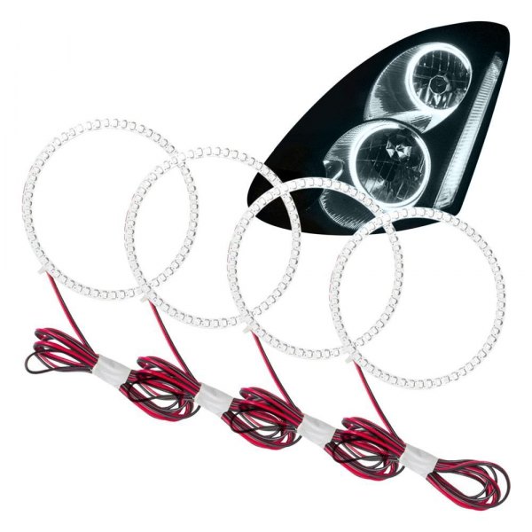 Oracle Lighting® - SMD 6000K White Dual Halo kit for Headlights