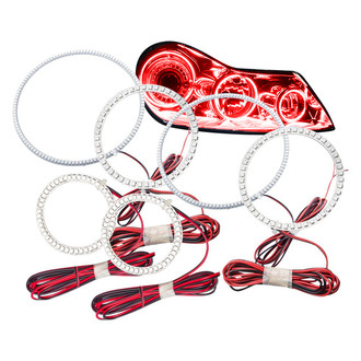 Oracle Lighting® - SMD Red Triple Halo Kit for Headlights