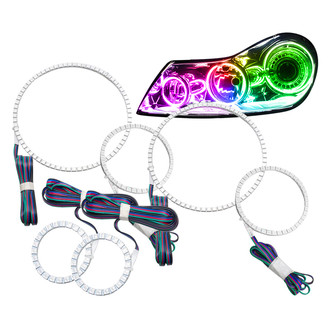 Oracle Lighting® - SMD ColorSHIFT Triple Halo Kit for Headlights