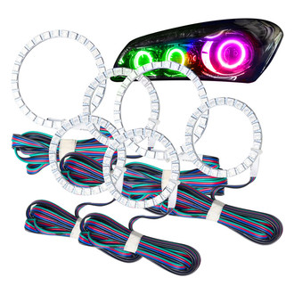 Oracle Lighting® - SMD ColorSHIFT Simple Triple Halo Kit for Headlights