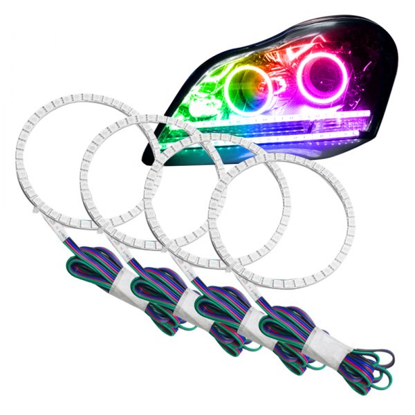 Oracle Lighting® - SMD ColorSHIFT 2.0 Dual Halo kit for Headlights