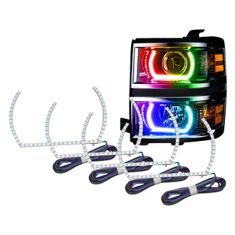 Oracle Lighting® - SMD ColorSHIFT Simple Dual Halo kit for Headlights