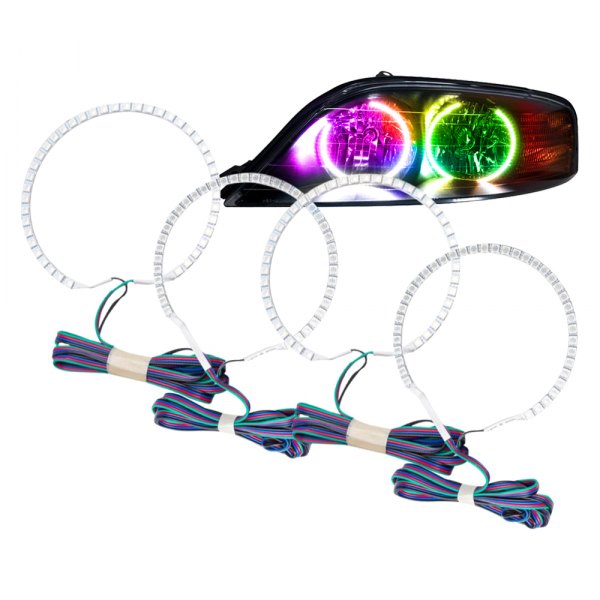 Oracle Lighting® - SMD ColorSHIFT Dual Halo kit for Headlights