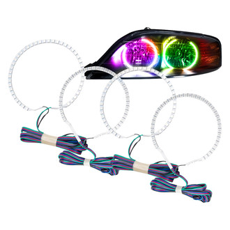 Oracle Lighting® - SMD ColorSHIFT 2.0 Dual Halo kit for Headlights