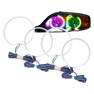 Oracle Lighting® - SMD ColorSHIFT BC1 Dual Halo kit for Headlights