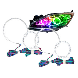 Oracle Lighting® - SMD ColorSHIFT 2.0 Dual Halo kit for Headlights