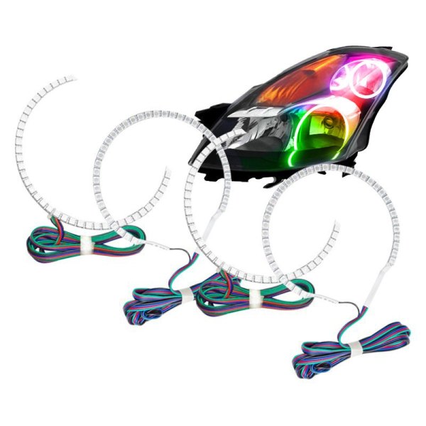 Oracle Lighting® - SMD ColorSHIFT BC1 Dual Halo kit for Headlights