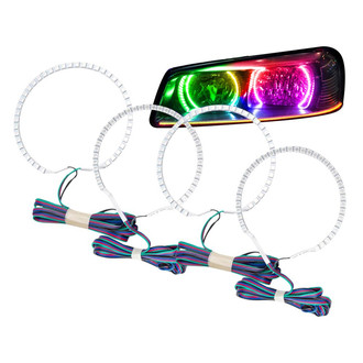 Oracle Lighting® - SMD ColorSHIFT BC1 Dual Halo kit for Headlights