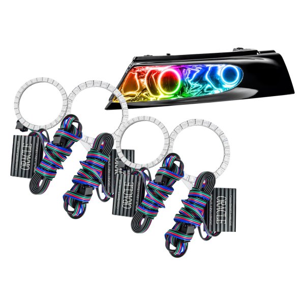 Oracle Lighting® - SMD ColorSHIFT 2.0 Dual Halo kit for Headlights