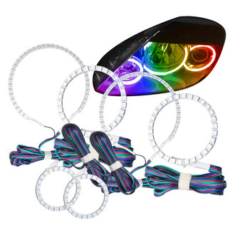 Oracle Lighting® - SMD ColorSHIFT Simple Triple Halo Kit for Headlights