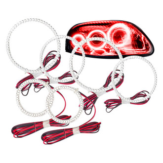 Oracle Lighting® - SMD Red Triple Halo Kit for Headlights