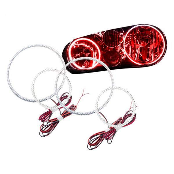 Oracle Lighting® - SMD Red Dual Halo kit for Headlights