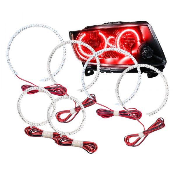 Oracle Lighting® - SMD Red Triple Halo Kit for Headlights