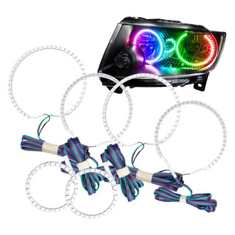 Oracle Lighting® - SMD ColorSHIFT Simple Triple Halo Kit for Headlights