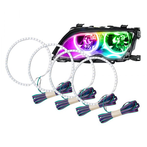 Oracle Lighting® - SMD ColorSHIFT 2.0 Dual Halo kit for Headlights