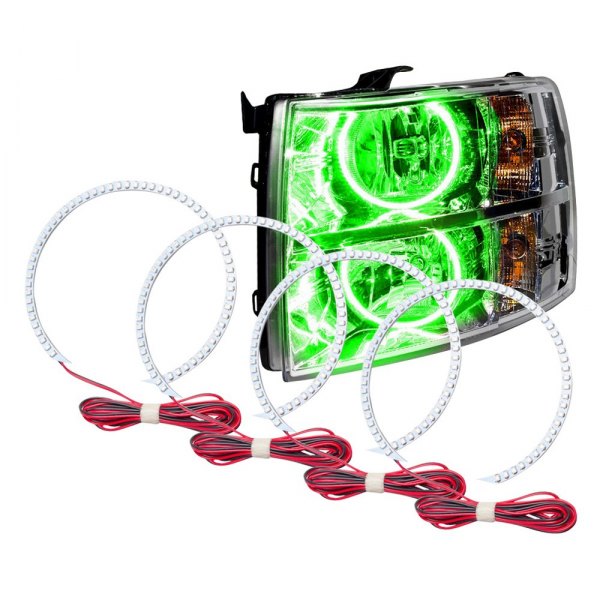 Oracle Lighting® - SMD Green Dual Halo kit for Headlights