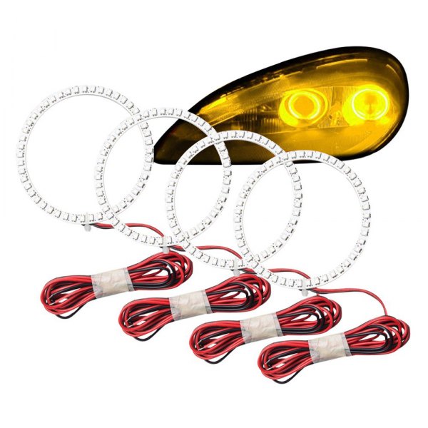 Oracle Lighting® - SMD Amber Dual Halo kit for Headlights