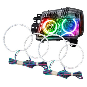 Oracle Lighting® - SMD ColorSHIFT Simple Dual Halo kit for Headlights
