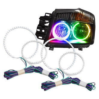 Oracle Lighting® - SMD ColorSHIFT Simple Dual Halo kit for Headlights