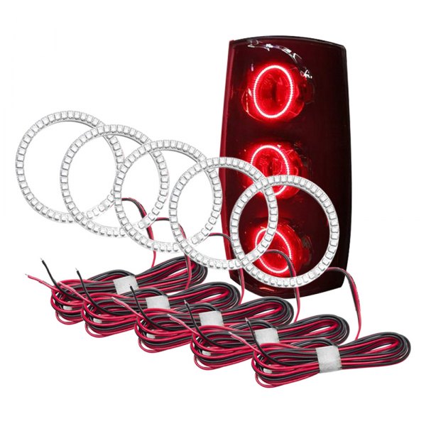 Oracle Lighting® - SMD Red Triple Halo Kit for Tail Lights
