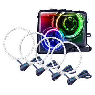 Oracle Lighting® - SMD ColorSHIFT Simple Dual Halo kit for Headlights