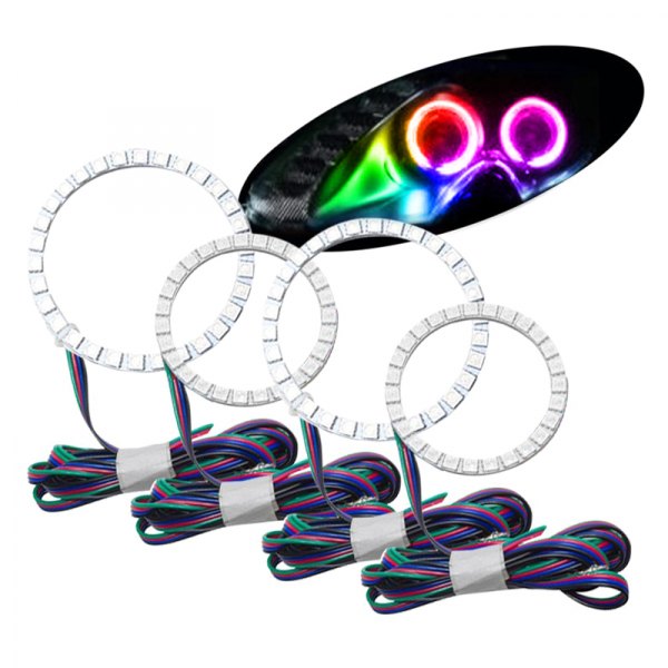 Oracle Lighting® - SMD ColorSHIFT Simple Dual Halo kit for Headlights