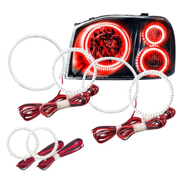 Oracle Lighting® - SMD Red Triple Halo Kit for Headlights