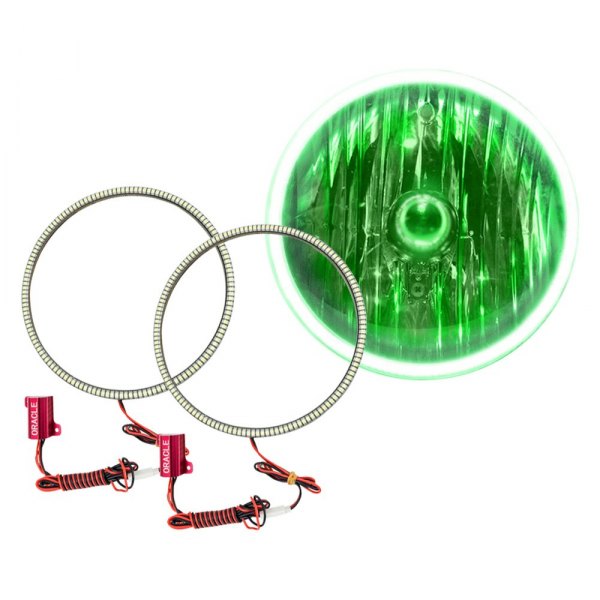 Oracle Lighting® - SMD Waterproof Green Halo Kit for Headlights