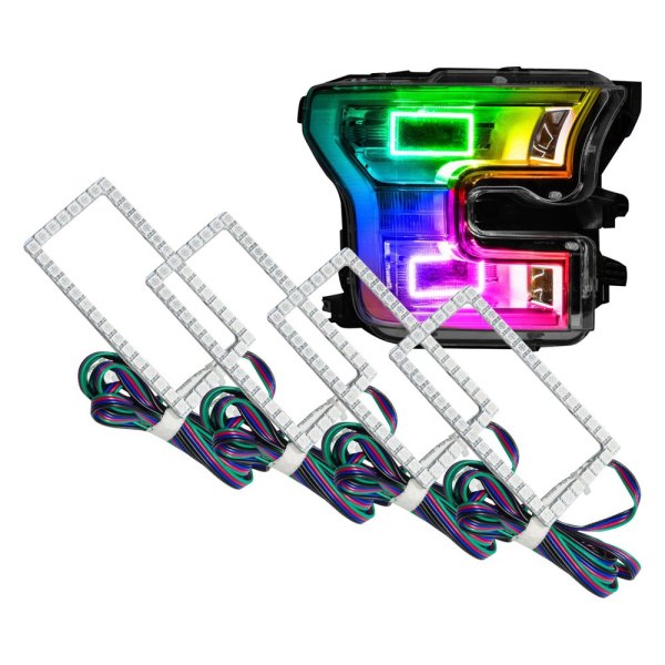 Oracle Lighting® - SMD ColorSHIFT Dual Halo kit for Headlights