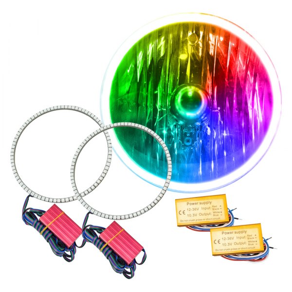 Oracle Lighting® - SMD Waterproof ColorSHIFT 2.0 Halo Kit for Headlights