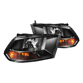 Oracle Lighting® - Black Crystal Headlights with Color Halo